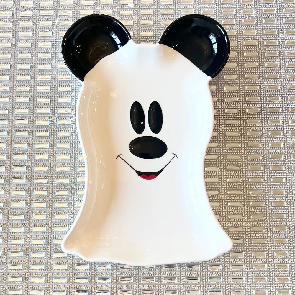 🖤 GHOST Mickey Mouse Halloween Tray Decor NEW
